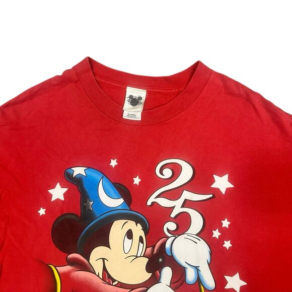 VTG Mickey Mouse 25th Anniversary T Shirt Disney Catalog XL Single Stitch USA - Picture 4 of 10